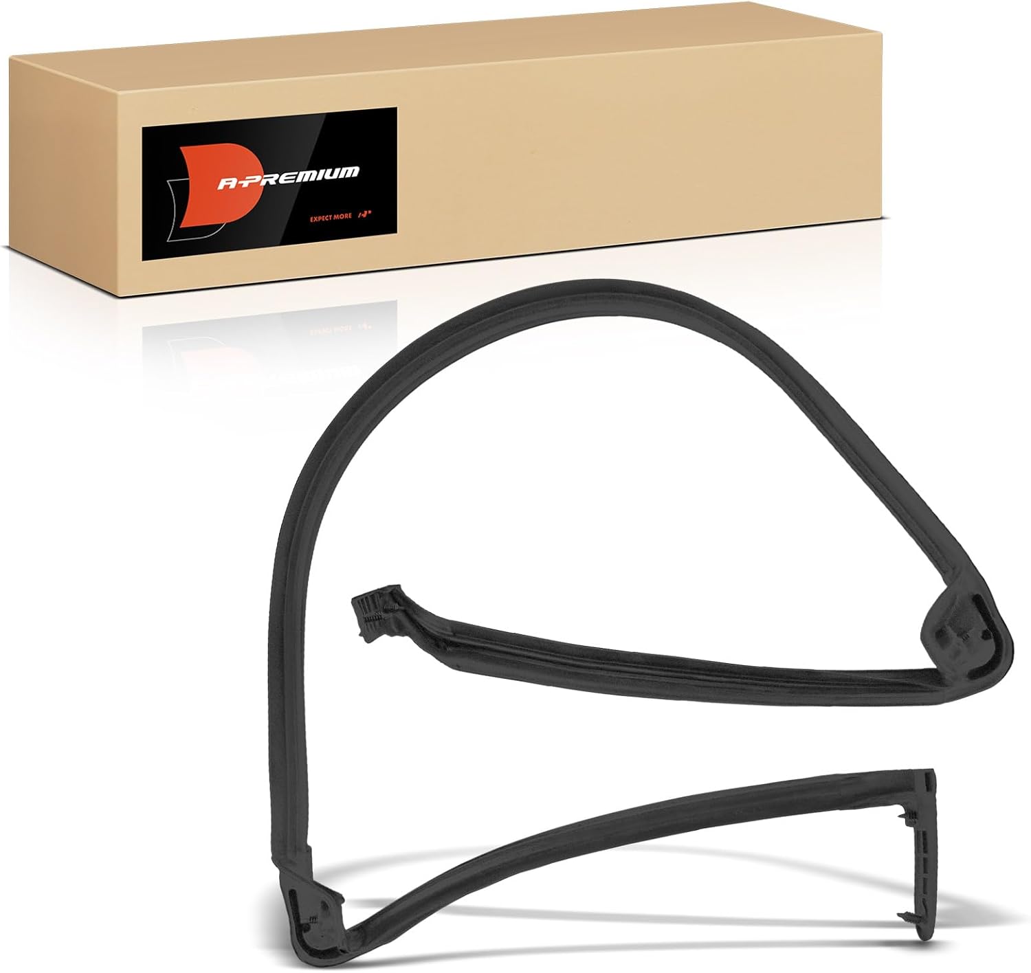 A-Premium Trunk Lid Door Weather Stripping Seal Strip Compatible with Jeep Wrangler 2007-2018