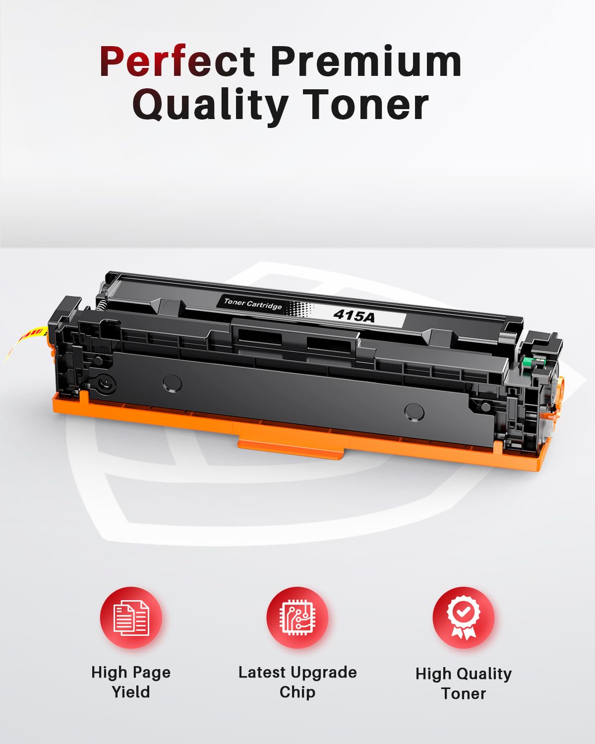 Halloya Toner 415A nero con chip compatibile con HP 415A Toner W2030A per toner HP Color Laserjet Pro MFP M479fdw M479fnw M479dw M479fdn M454dw M454dn
