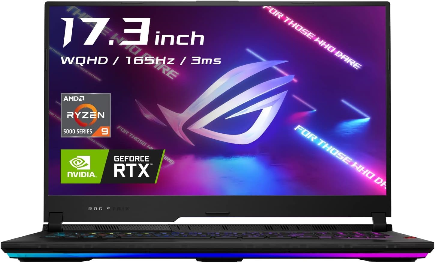 ASUS - ゲーミングノートPC ASUS RTX3080 G733QS-R7R3080P3 ASUS 17.3インチ ゲーミングノートパソコン ROG Strix SCAR 17