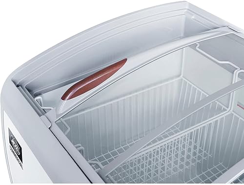 Miniatura 6 de Nexel Congelador de helado, tapa de vidrio curvada, 49"W