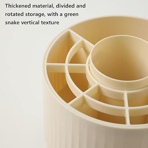 Miniatura 3 de Caja de maquillaje giratoria Caja de almacenamiento para brochas de maquillaje, lápiz de cejas, lápiz labial, cajas de joyas, caja organizadora de