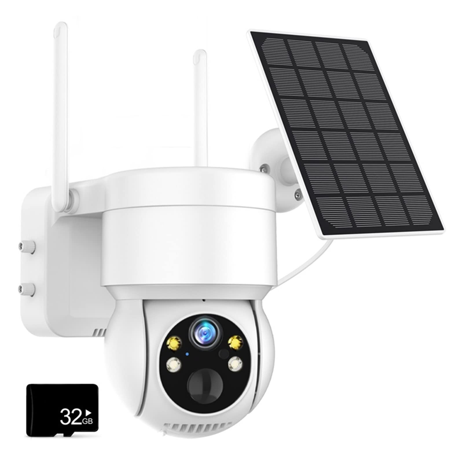 Caméra de sécurité solaire wifi 4MP HD extérieure sans fil