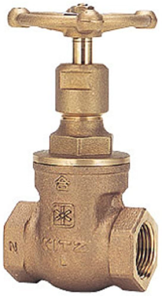 【新品 未使用】KITZキッツ10Ｋ-3/4 1個　ゲートバルブ青銅 　砲金 たのめーる】キッツ ゲートバルブ10K 3/4 L-20A 1個の通販