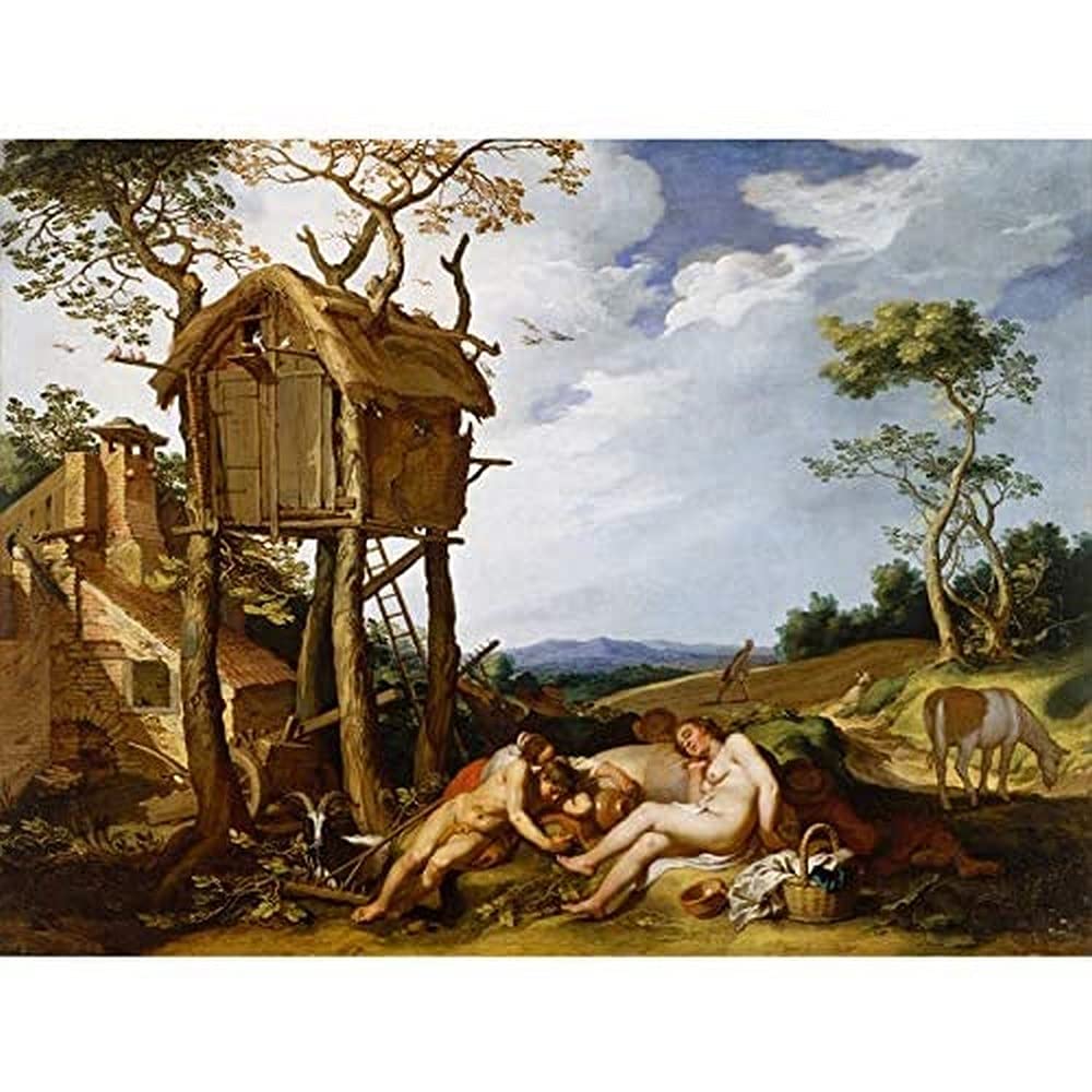 Abraham Bloemaert Parable The Wheat And The Tares Kunstdruck auf Leinwand, Premium-Wanddekoration, Poster
