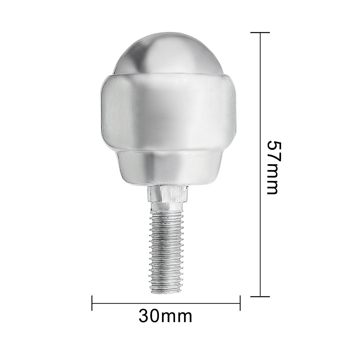 Roulements à Billes Industriels TopHomer - Lot De 2 - Filetage M8 - Charge 40kg - Pour Machines Et Transmission