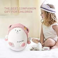 Vista 2 de Almohada de viaje para niños - Almohada de cuello infantil deformable 2-en-1 para viajar, almohada suave en forma de U con diseño adorable