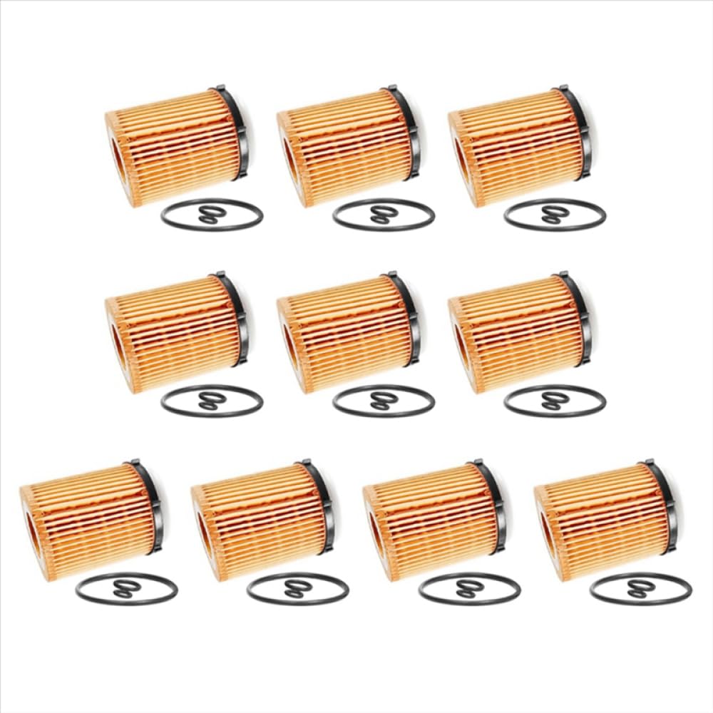 Filtro de Aceite de Motor Compatible con los GLA 180 GLA 200 Se Adapta a los números 2701800009 2701800109 2701840025 Adecuado para vehículos compactos seleccionados
