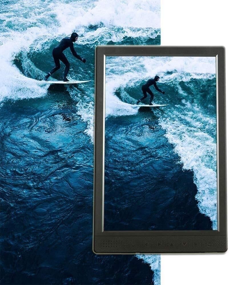Cornice Digitale da 10 Pollici con Display IPS HD 800x1280, Lettore di Foto, Musica e Video, Supporto USB e SD.