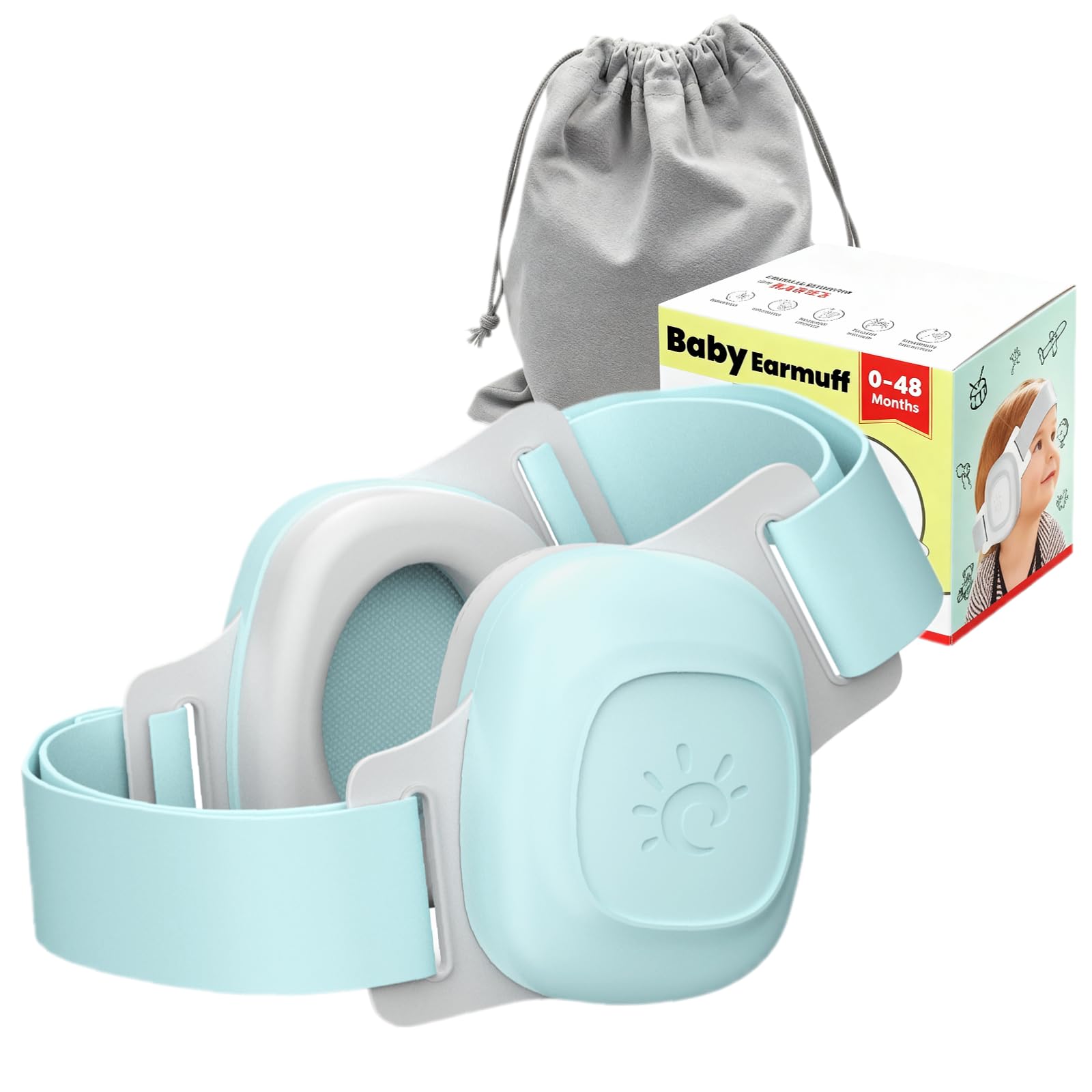 Baby Ear Muffs for Noise Protection – 25dB Noise Cancelling Headphones for Newborns.