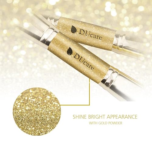Miniatura 8 de DUcare Brochas de maquillaje Duo End Foundation Powder Buffer Contour Corrector Cepillo Sintético Herramientas Cosméticas