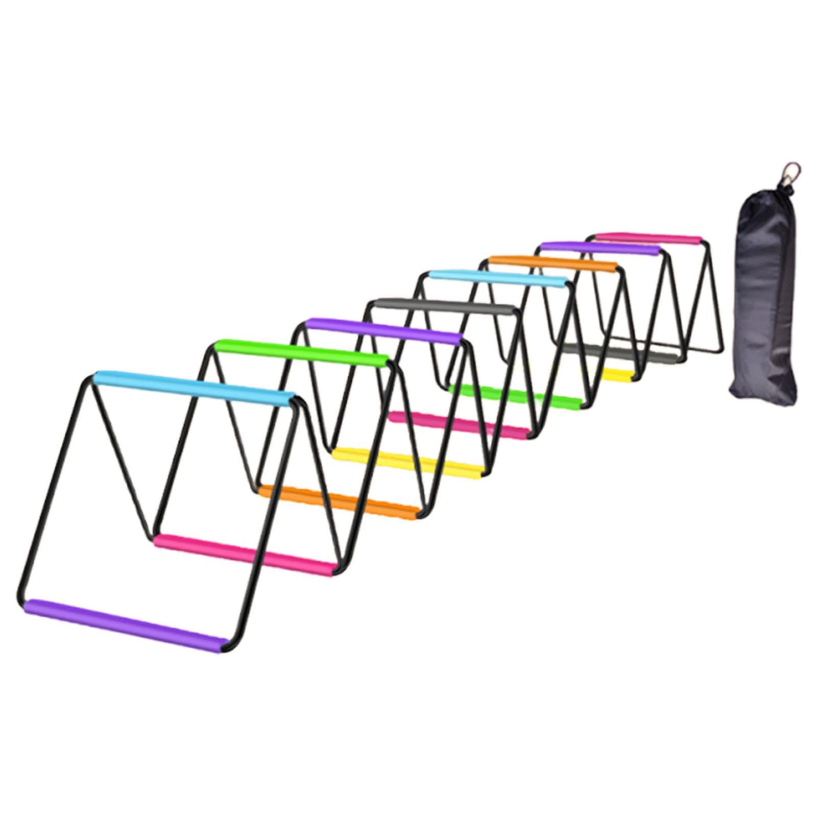 Agility Ladder Instrumento Versátil de Entrenamiento Escalera Deportiva Enfocada en Agilidad Fuerza Y Balance Fabricada en Acero Y Correa Tejida Diseñ