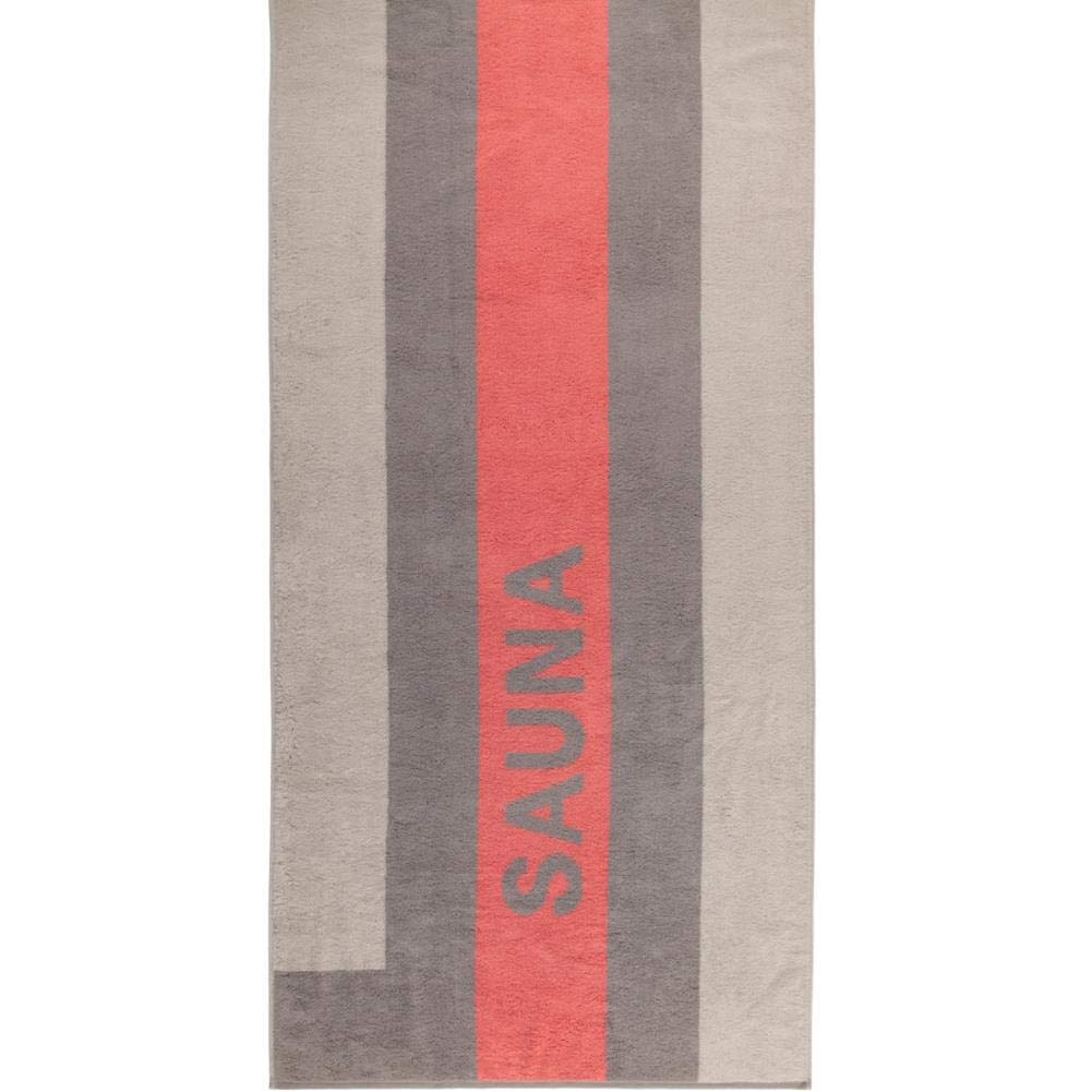 Cawö - Saunatuch, Badetuch - Sauna - Baumwolle - Sand - 80 x 200 cm