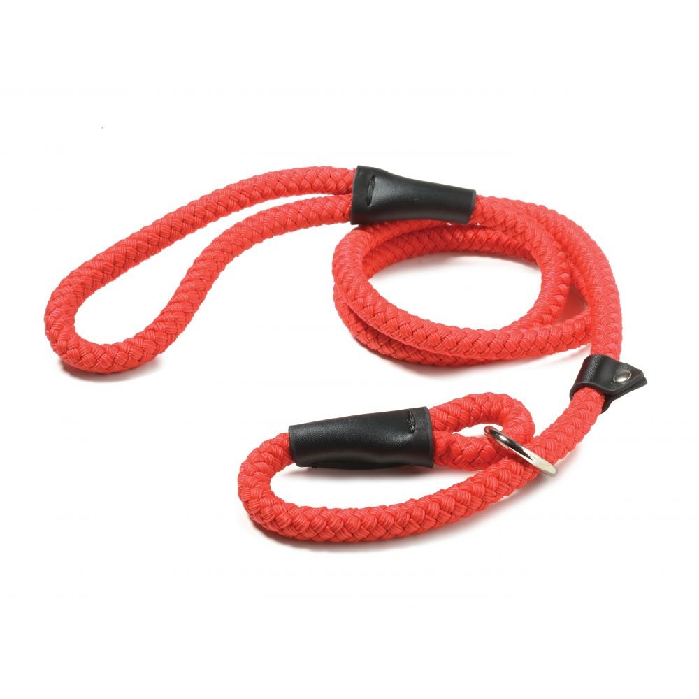 Walk 'r' Cise Nylon Rope Slip Lead, Red