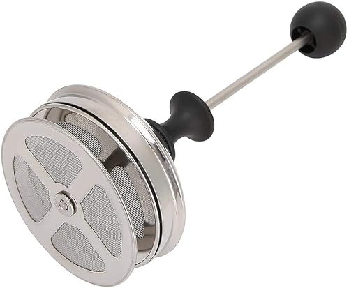 Miniatura 8 de 13.5 fl oz de acero inoxidable Bubbler leche espumador de mano para lattes - batidor mezclador de bebidas para café a prueba de balas mini espumador