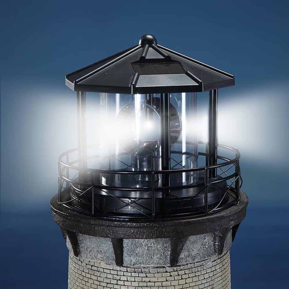 EUROtops Ersatzkopf für Solar-Leuchttürme, LED Leuchtkopf Solarbetrieb passend Solar-Leuchttürme Lindau, AR-Men, Warnemünde, Cordouan, Borkum, Kap Arkona
