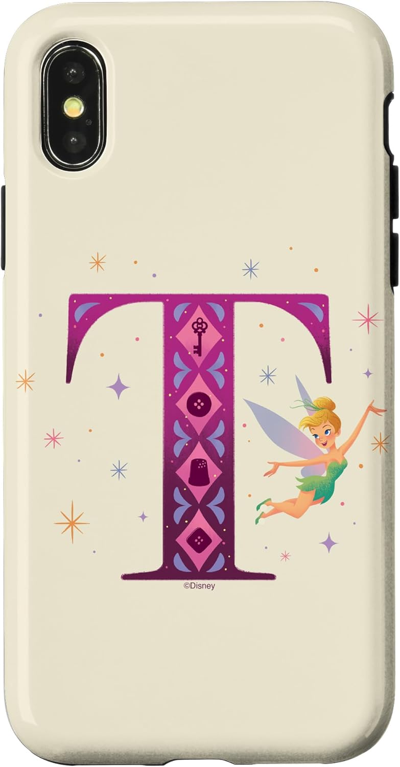 iPhone 12 mini Disney Alphabet Monogram Peter Pan Letter T for Tinker Bell Case
