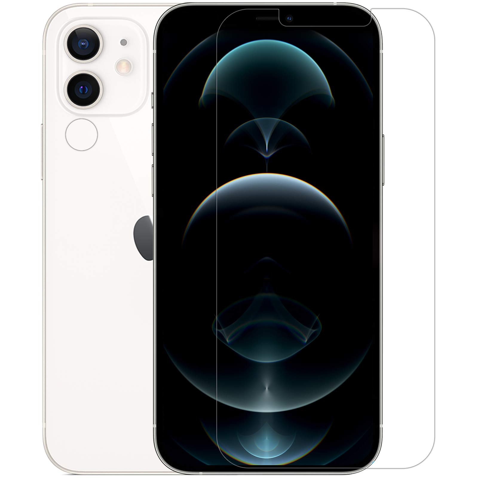 Nillkin Screen Guard for Apple iPhone 12 Mini (5.4" Inch) Whole Set Version Matte Anti Glare Front + Camera Sticker