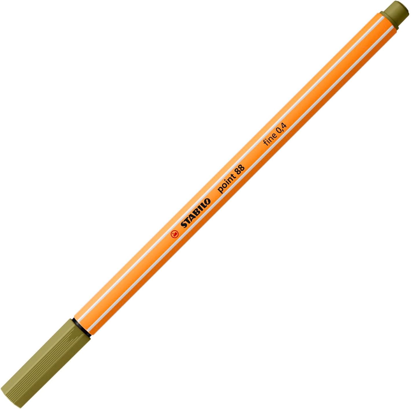 Fineliner - STABILO Point 88 - Wallet of 10 - Assorted Colors