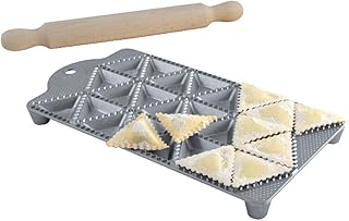 Eppicotispai 24 Triangle Holes Aluminium Maker with Rolling Pin