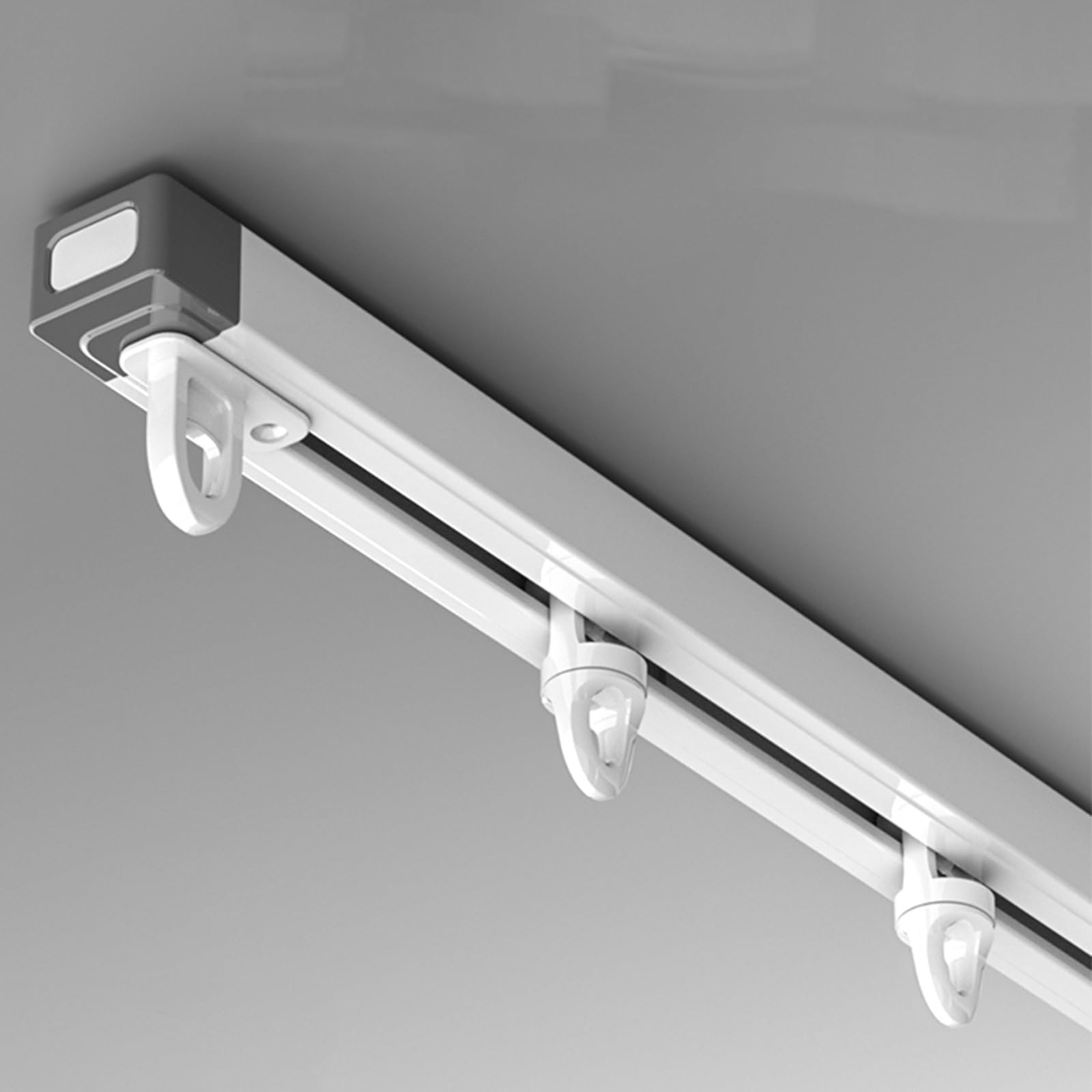 Barra cortina ducha,barras cortinas extensibles,riel cortina techo,barra cortina 3 metros,barras extensibles para cortinas, Blanco,Utilizado en oficinas, salones, balcones, dormitorios.,ajustable (