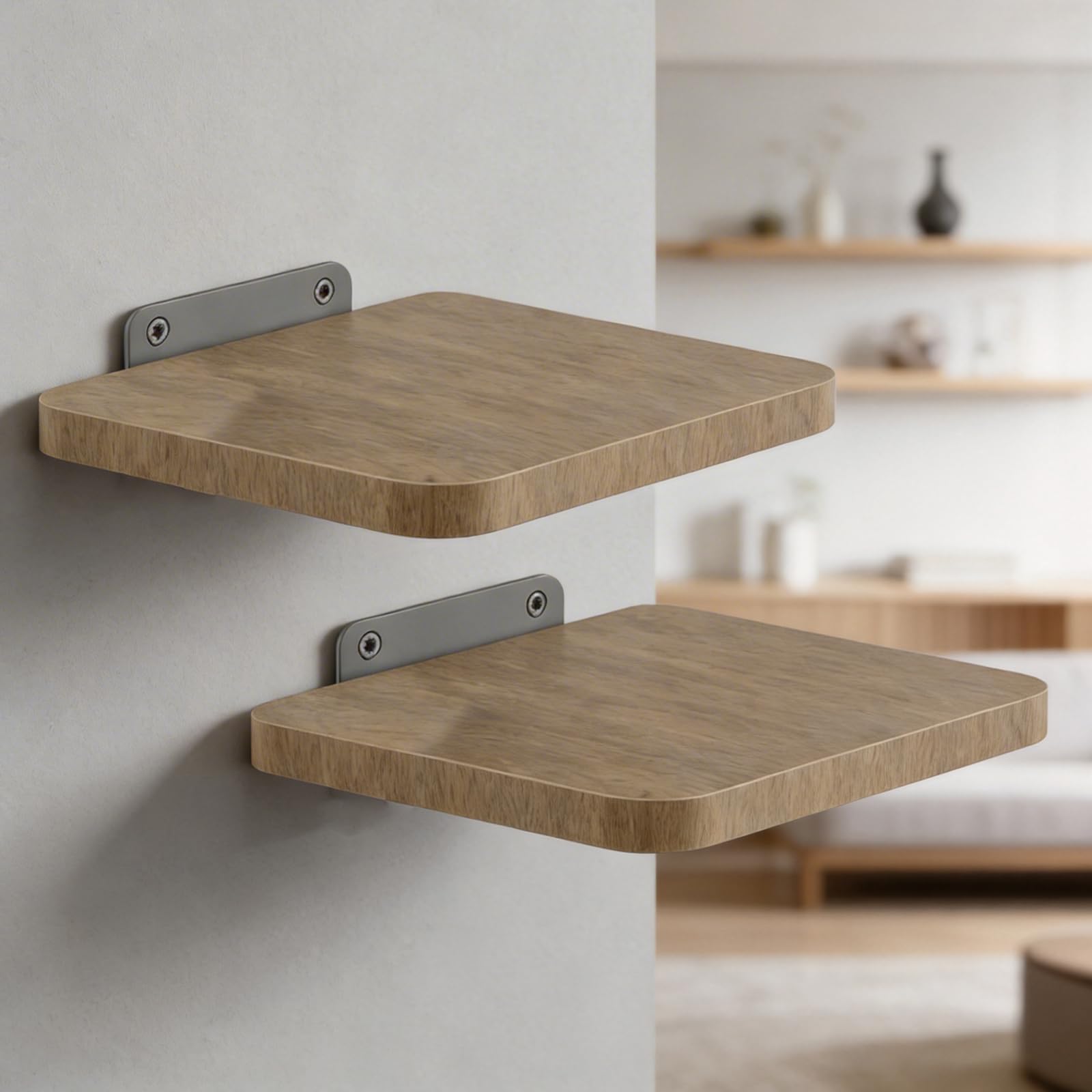 Supporto salvaspazio per soundbar in legno robusto per sistemi avanzati di supporto da parete per docenti