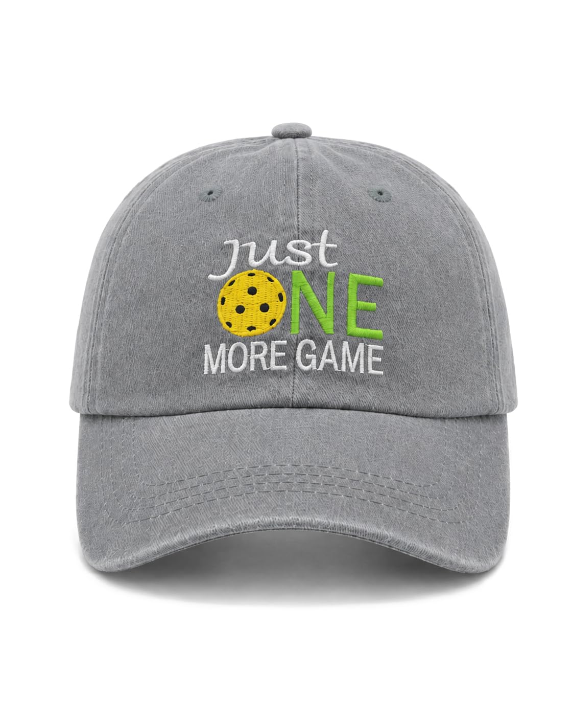 Waldeal Pickleball Hat,Adjustable Embroidered Washed Baseball Cap for Men Women