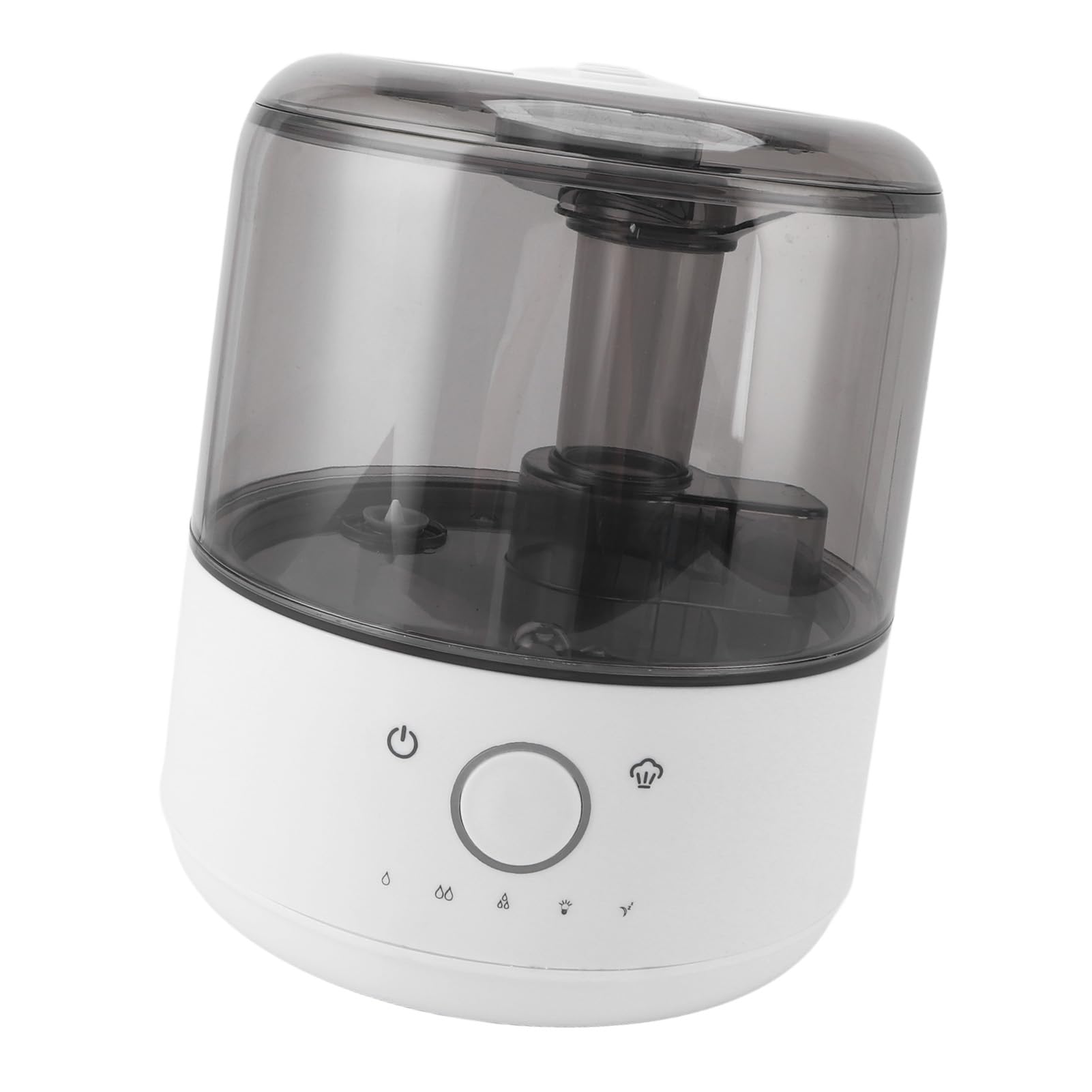 Fdit Umidificatore a Nebbia Fredda 3.5L, Diffusore di Aromaterapia con Doppi Ugelli a 360° per Camera da Letto, Ufficio, Silenzioso, Spegnimento Automatico, Caricamento Dall'Alto,
