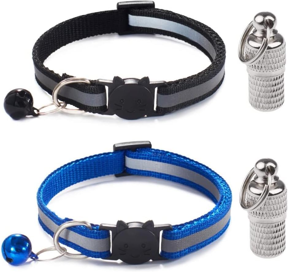 LATRAT 2 stuks Kattenhalsband, Anti-Wurging