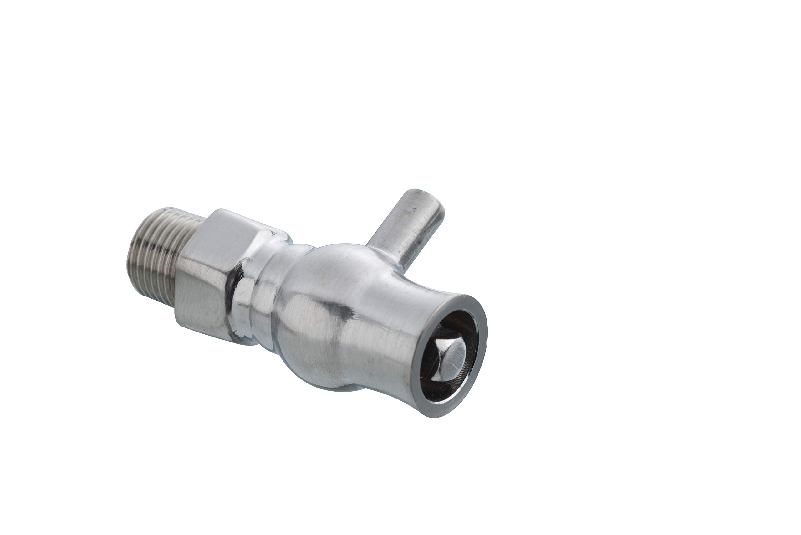 Arroll Brushed Nickel Traditional Radiator Bleed Valve Brushed Nickle
