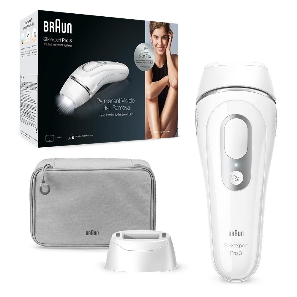 Braun Silk-expert Pro Silk expert Pro 3 PL3020 Intense pulsed light (IPL) Silver White