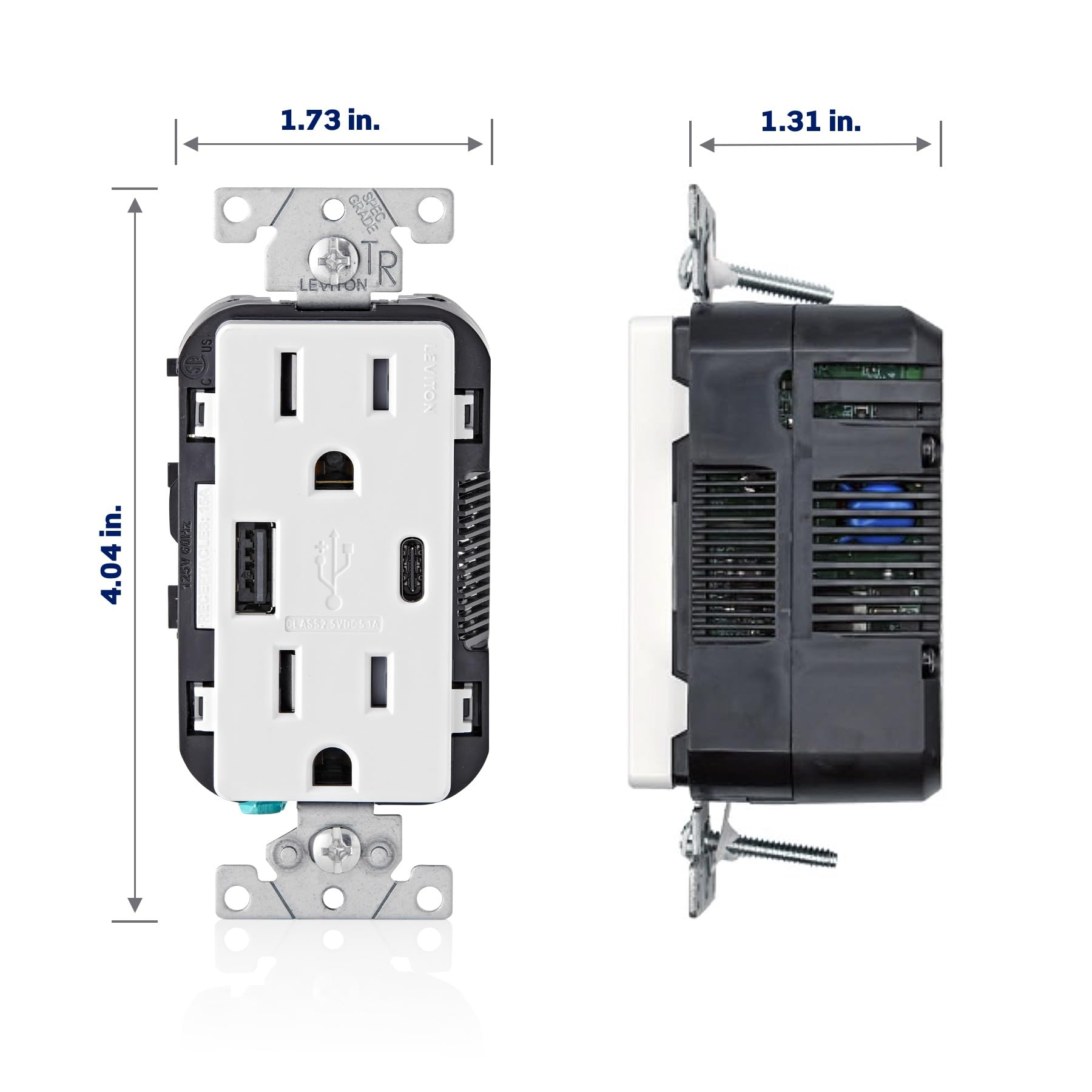 Amazon.co.jp: USB/DPLX コンセント 15A グレー (1パック) : DIY