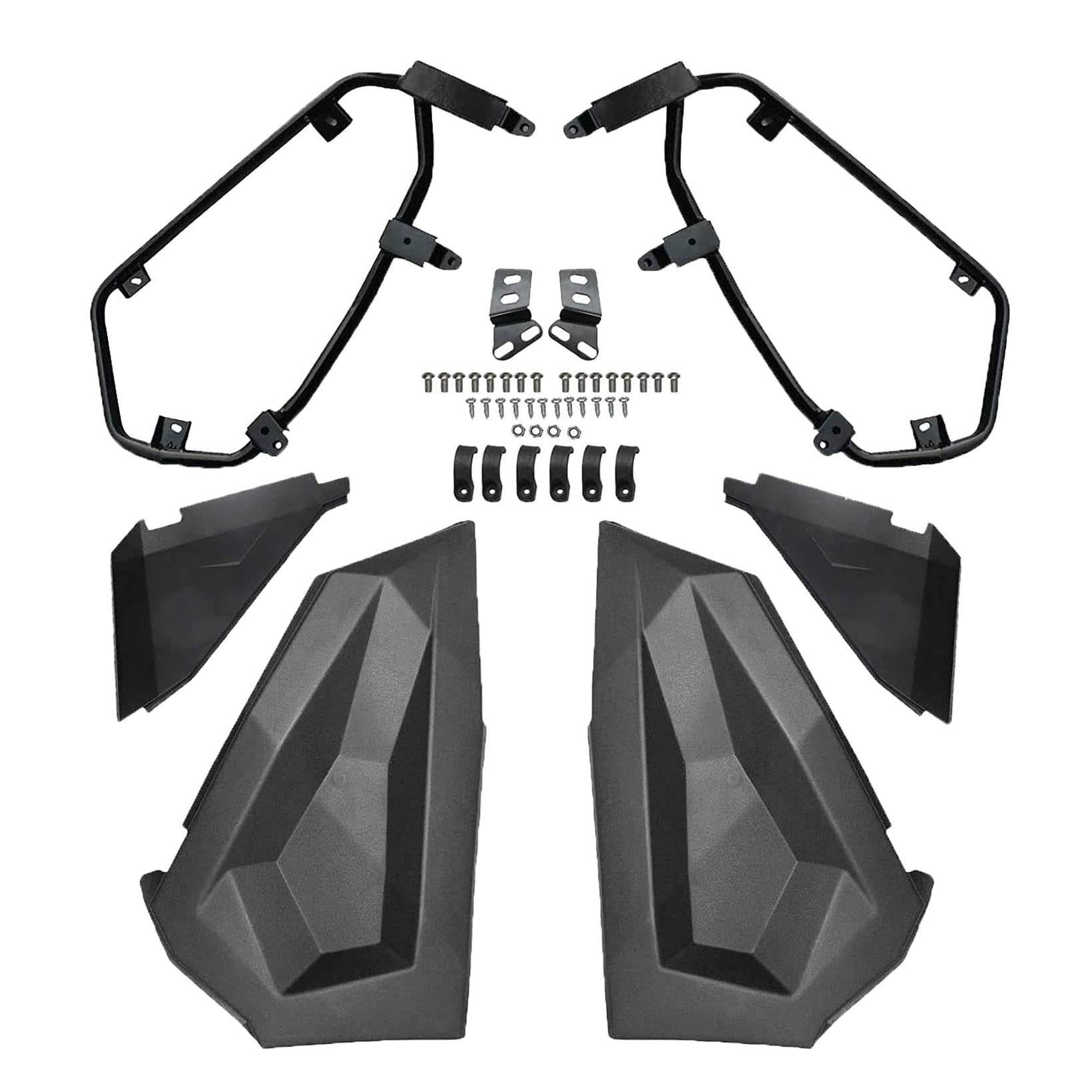 Photo 1 of Fundyliue 2879509 Lower Half Door Inserts Panels Replacement for 2014-2020 Polaris RZR S XP 900 1000 Turbo EPS 60” Models 2 doors Durable with OEM Style Frame