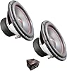 2 American Bass XD-1222 1000w 12 Car Audio Subwoofer Subwoofer with 12oz Magnet