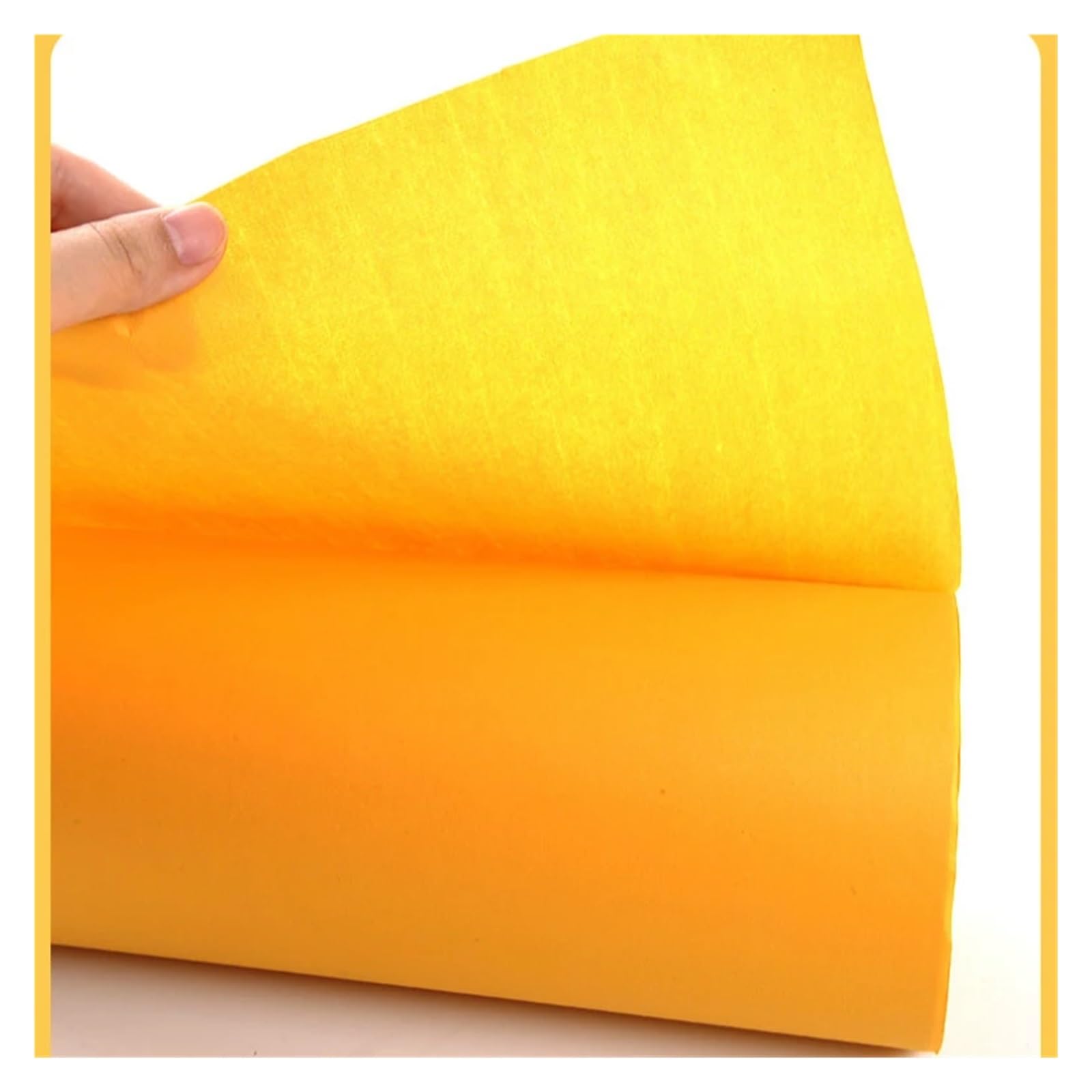 MIUYTRN Chiński półdojrzały papier ryżowy Złota folia Żółty papier Xuan Chińska kaligrafia Działający Regularny skrypt Pędzel Kopia Pismo Święte Papier cuicui(B gold foils,0.35x50m)