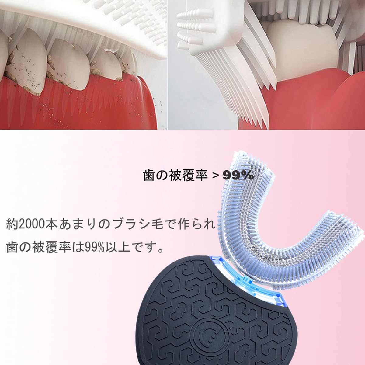 Amazon.co.jp: GideaTech 電動歯ブラシ ソニック歯ブラシ 音波振動