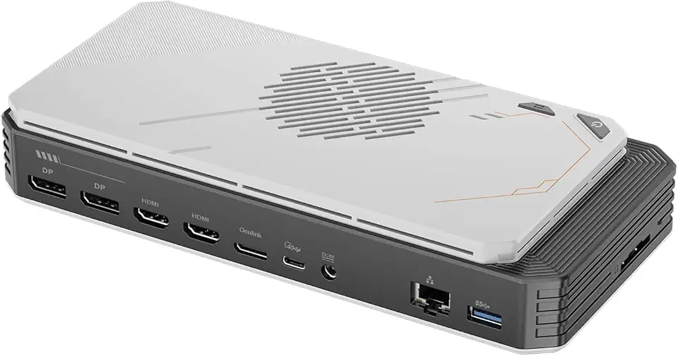 BOSGAME Placa gráfica externa GPU eGPU, AMD Radeon RX 7600M XT, 8 GB GDDR6, Oculink, Thunderbolt 3 para laptop, mini PC, console de jogos