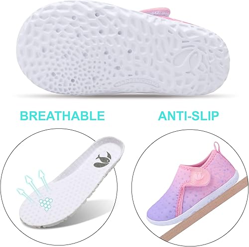 Miniatura 3 de FEETCITY Zapatos Deportivos Acuáticos para Bebés Niños y Niñas Descalzos Calcetines Acuáticos para Niños de Secado Rápido Zapatos para Playa