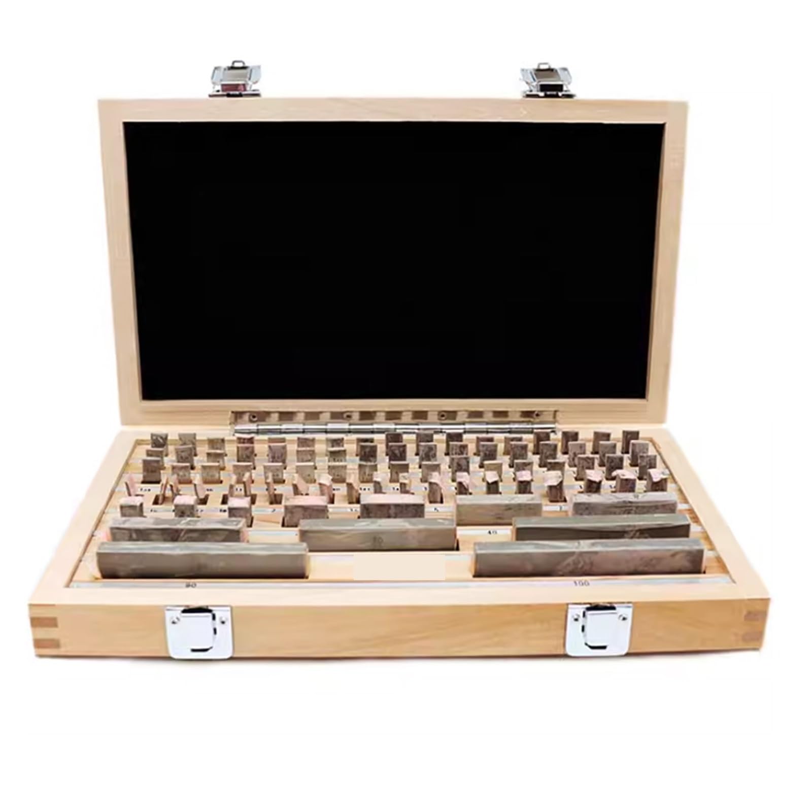 Mthckxjbsuz 1 Gauge Block, 38Pcs/Set, Grade -00Mm Inspection Block Measuring Block Gauge