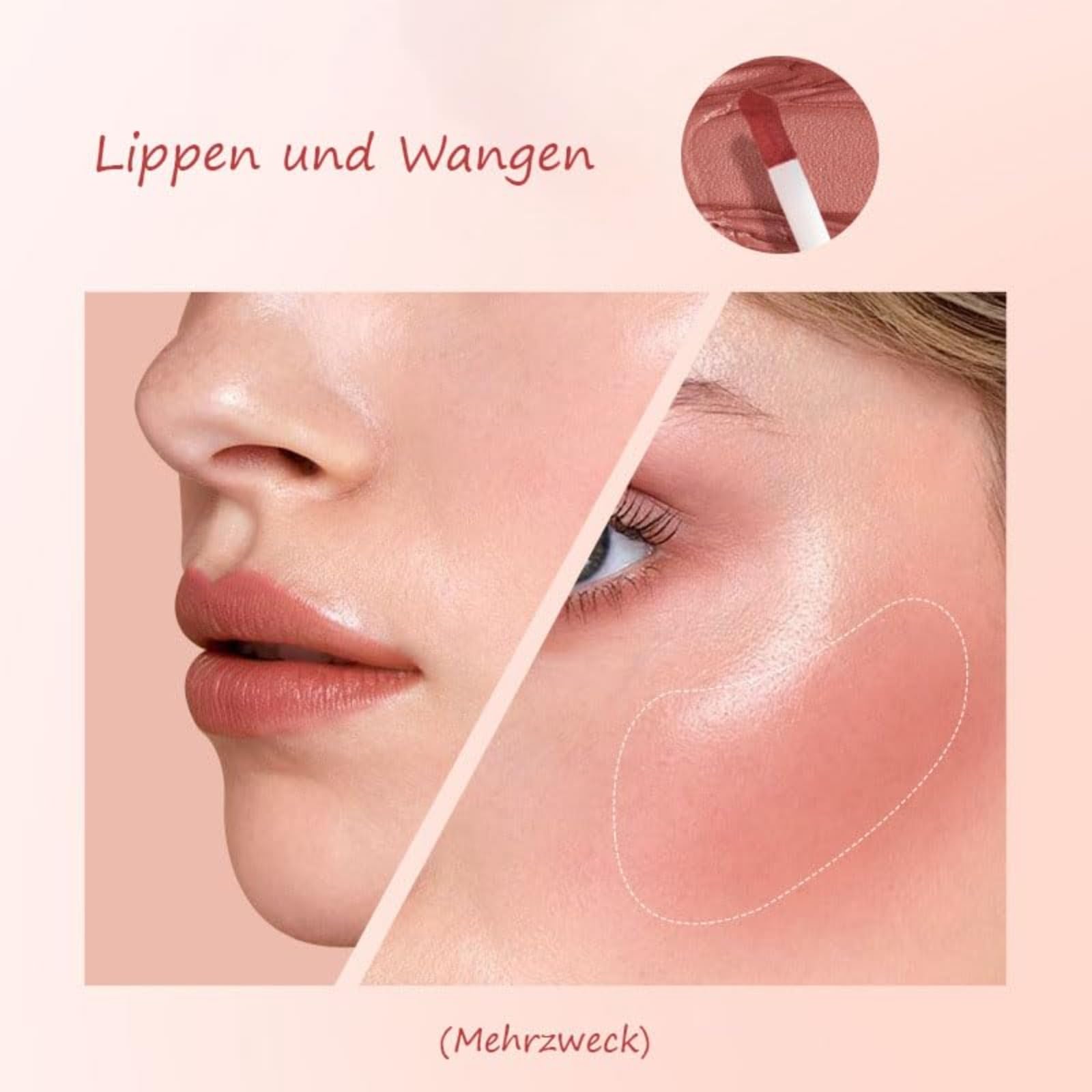Rare Beauty Long Lasting Dewy & Matte Blushes, Langanhaltendes Rouge für das tägliche Make-up (Hope)