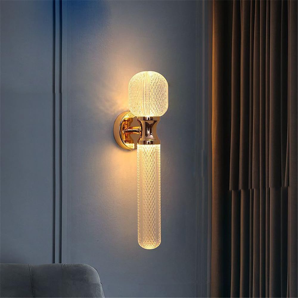 HYJAUSXB Wall Lamp - Modern Art Light for Living Room, Bedroom, Bedside, Staircase, Aisle and Corridor Luxury Design Home Hotel Decor