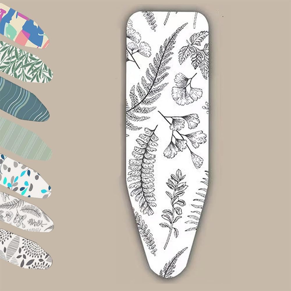 KFGISD, 15x45, 14x43, 12x35In Cotton Ironing Board Replacement Cover Pad, Iron Board Cover Resist Scorching And Staining ,Ironing Board Covers(A,13x39 Inch(100x34cm))
