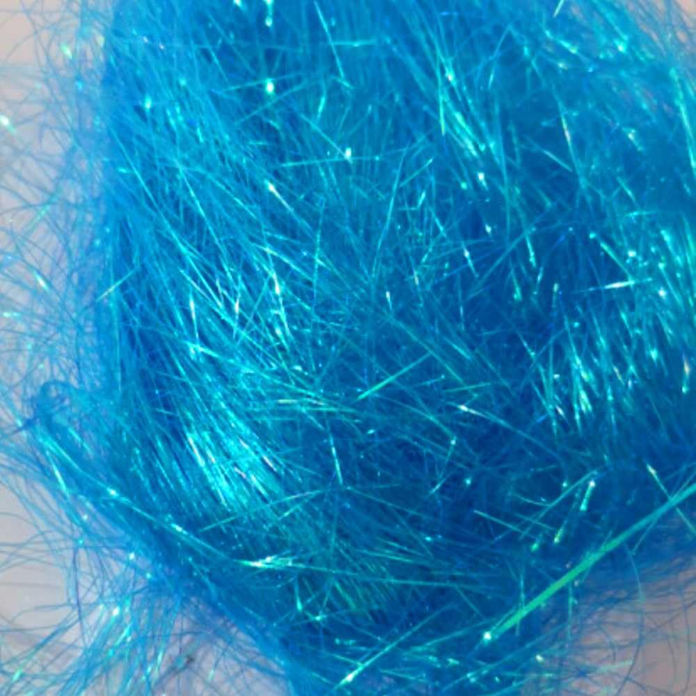 Iridescent 100G 30G Blue Shred Tinsel Angelina Fiber White Shedded Packaging Filling Gift Box Birthday Fibre Non Heat Bondable Pack (100G Pack)