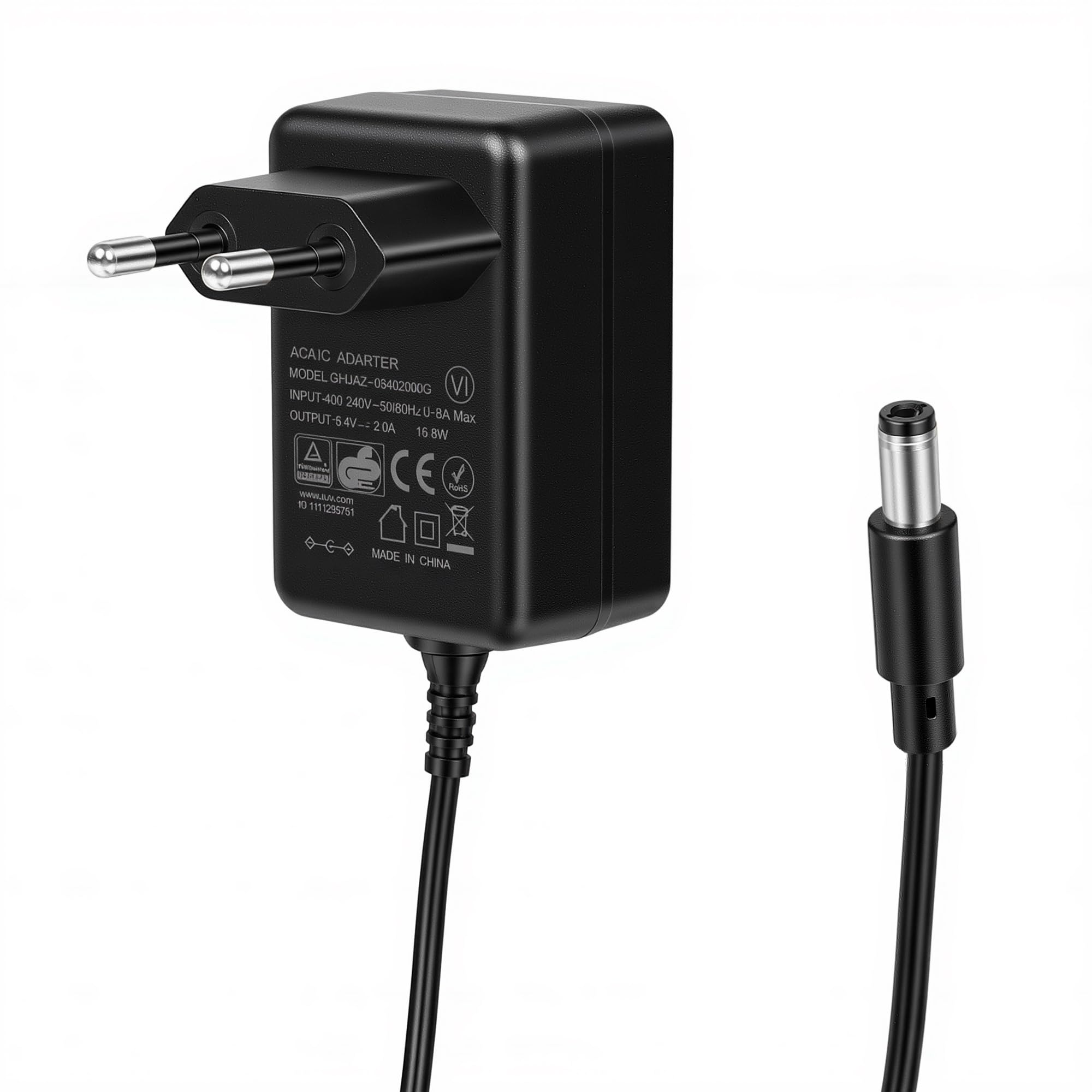 8.4V 2A 2000mA Adaptateur Secteur Alimentation Chargeur 1200mA Prise | Transformateur Li-ION Battery Charger AC/DC Power Supply Remplace Alimentation Adapter 1.2A Cable d'alimentation