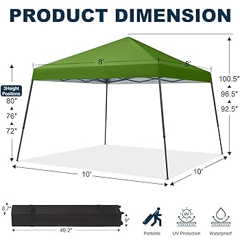 Amazon | マスターキャノピー（MASTERCANOPY）傾斜脚ワンタッチ