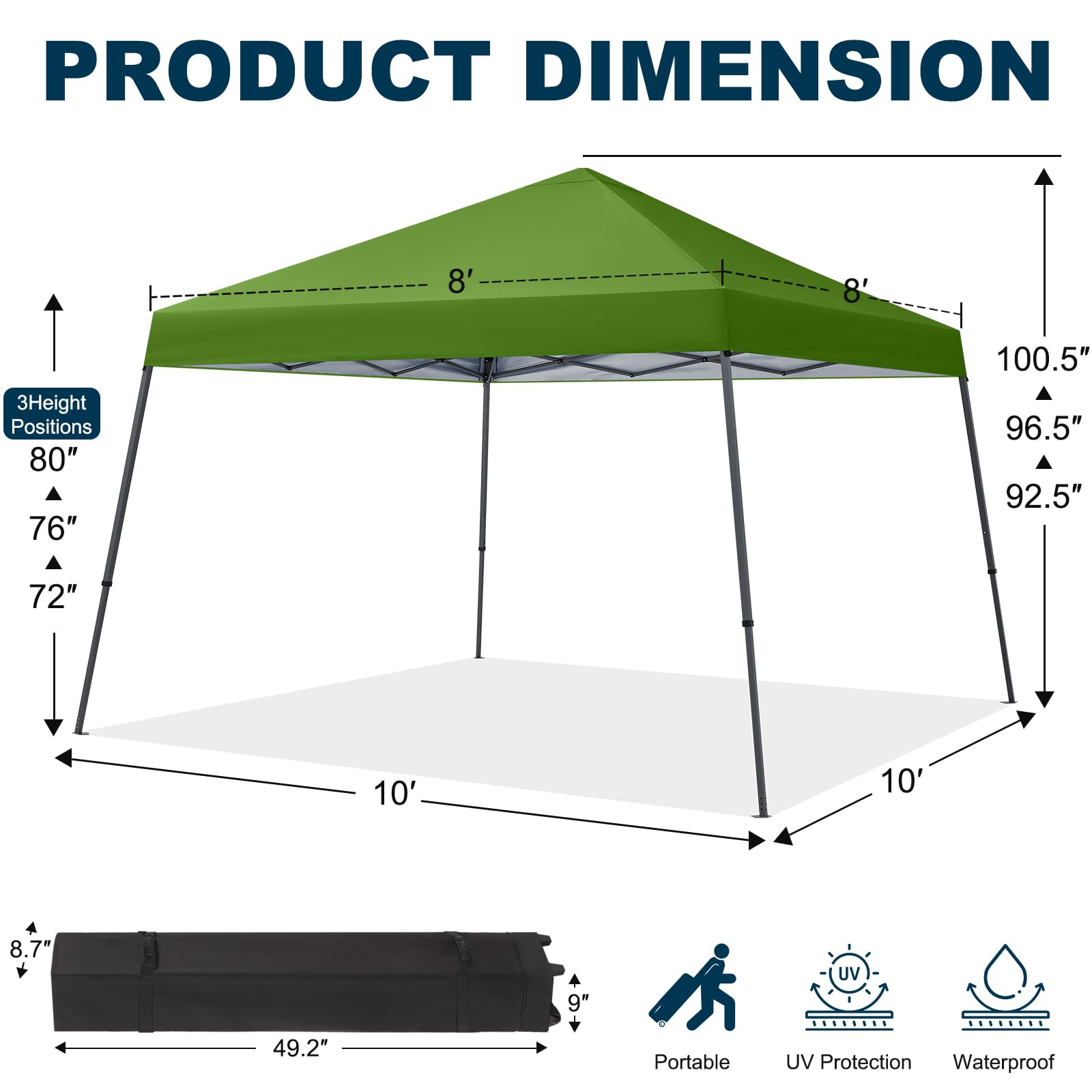 Amazon | マスターキャノピー（MASTERCANOPY）傾斜脚ワンタッチ