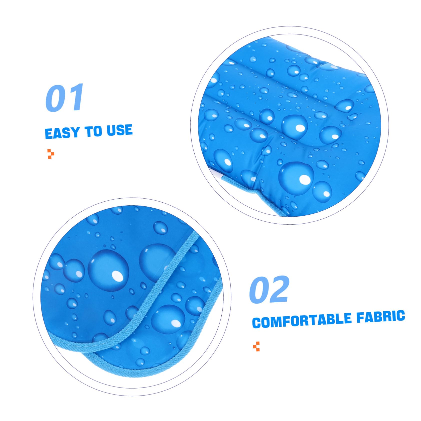 Ciieeo 5 Pièces Oreiller été Rafraîchissant Gonflable et Remplissable Eau Oreiller de Voyage et Portable pour Camping et Activités Extérieures Coussin de Sommeil Rafraîchissant Adulte