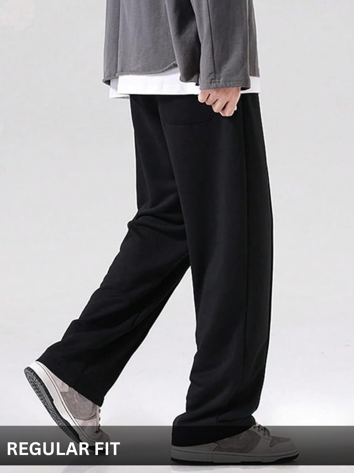 GRECIILOOKS Męskie spodnie cargo Lycra Loose Fit Korean Style Casual Travel Wear 2 szt. (dostępne w dużych rozmiarach i 2 sztuki)