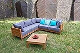 greemotion Lounge Set GOA-Loungemöbel aus Akazien Holz-Garnitur 3 teilig für Garten & Terrasse-Outdoor - 8
