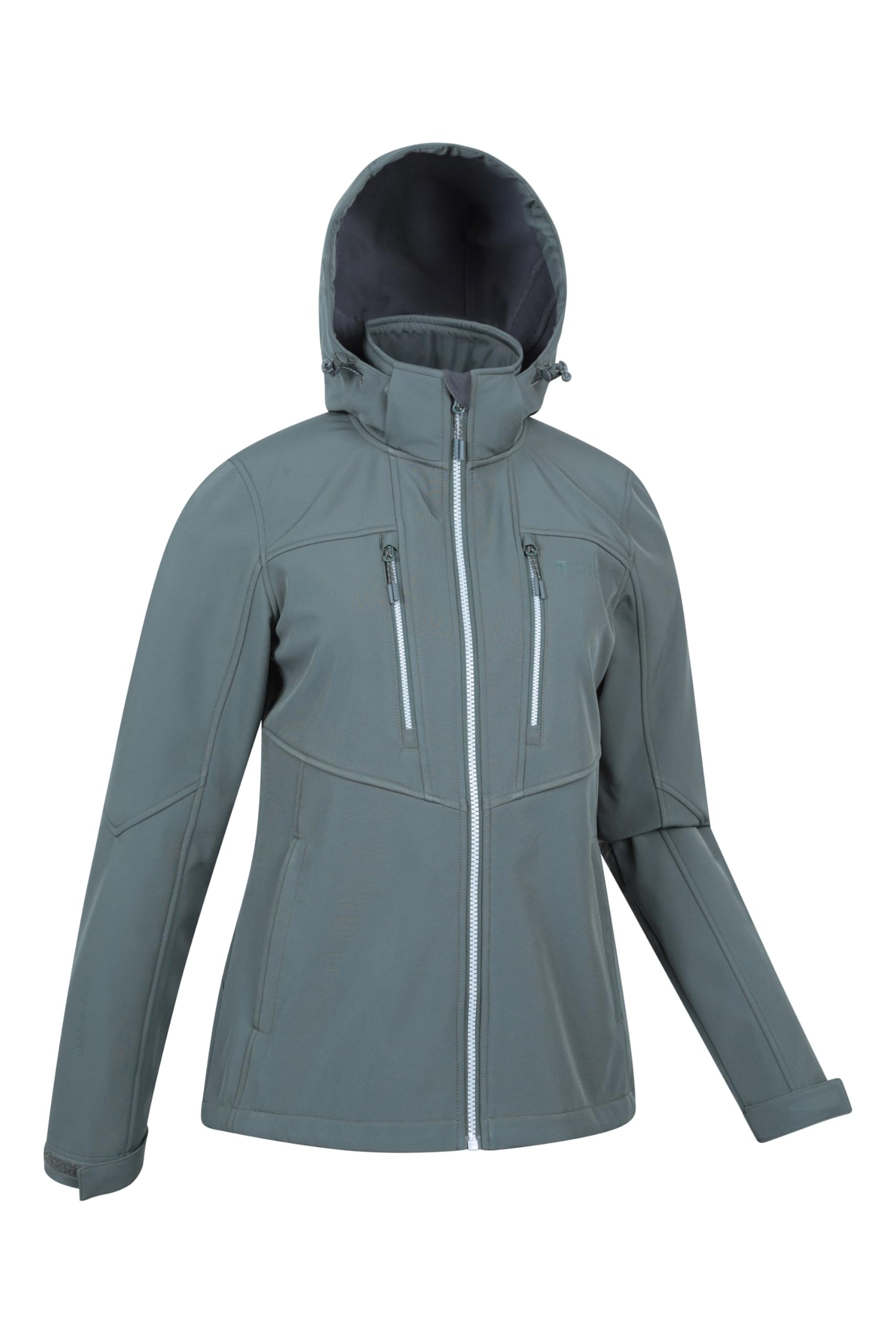 Mountain Warehouse Genesis Veste Softshell pour femme – Manteau imperméable et coupe-vent – Printemps été, randonnée, marche et plein air