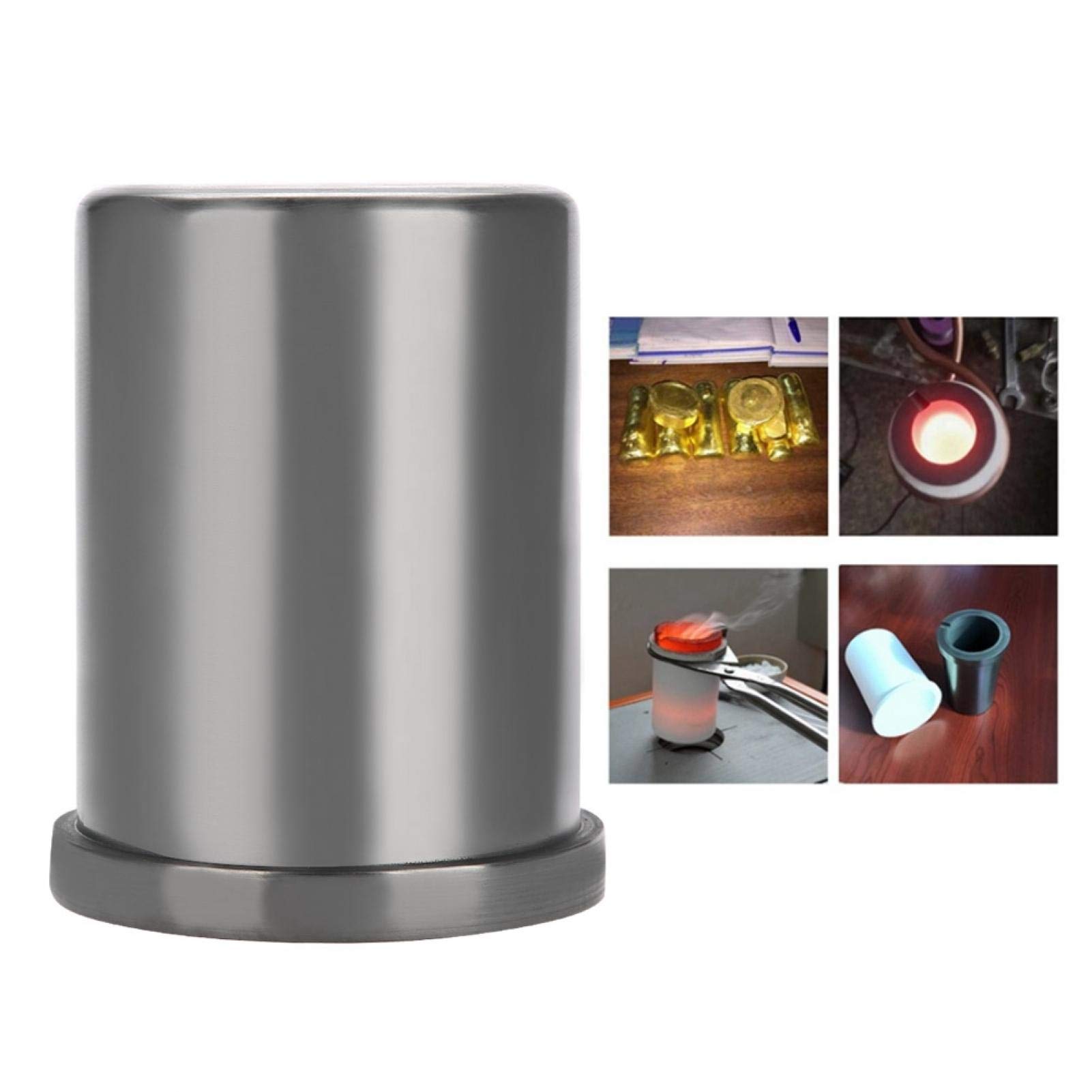 Crogiolo Di Grafite,Grafite Crogiolo Metallo Fusione Oro Argento Rame Ottone Alluminio Rottame Fornace Lingotto Stampo (3KG